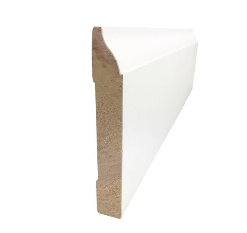 Zócalo de madera imprimada blanca Moulding.png White Primed Wood Baseboard Moulding.png