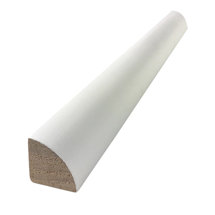 Accomplished White Primed Wooden Quarter Round