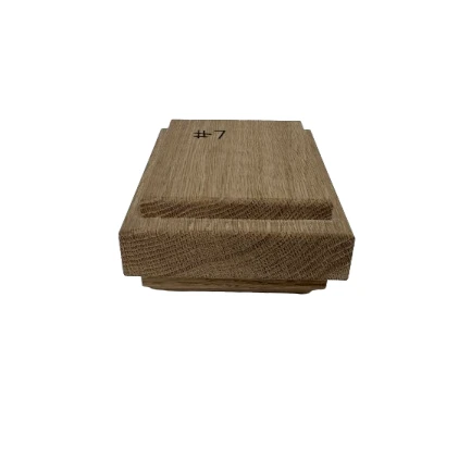Piezas de escalera de madera de grandes ligas, tapa de madera para decoración