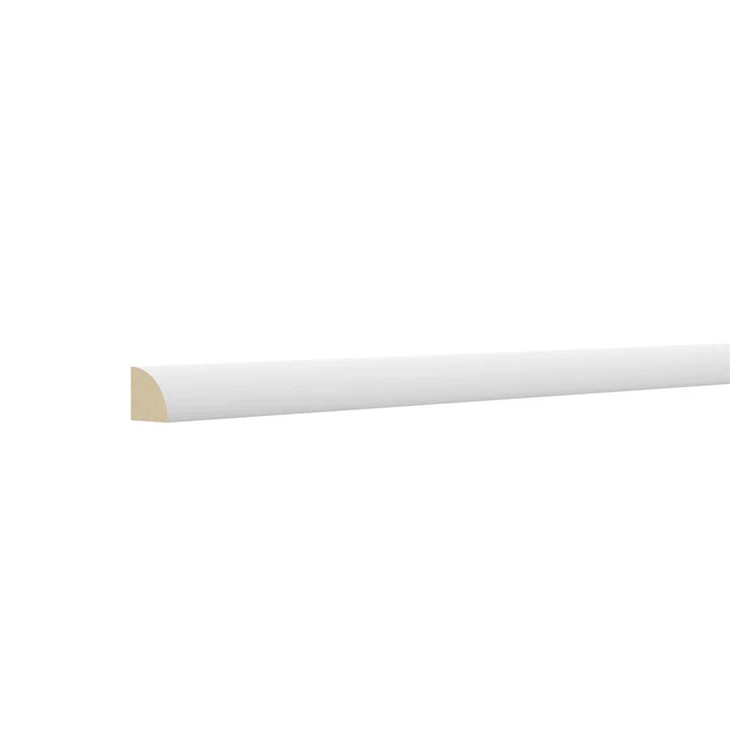 Favourable White Primed Wood Small Mouldings Shoe Or Quarter Round For Baseboard