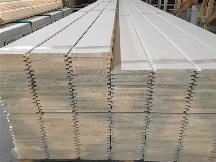 First Class White Primed Wood Wall Panel