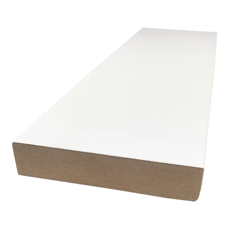 Popular White Primed Finger-joint Wooden Trim Base Boards For Decorative Design