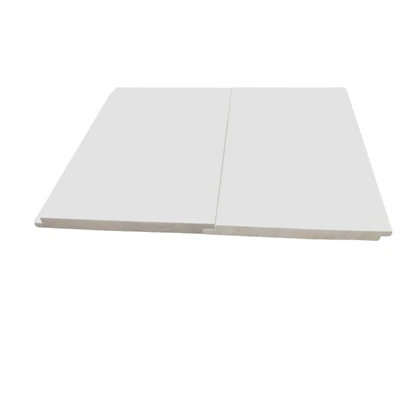 Panel de pared de madera con imprimación blanca superior o traslapado T&G