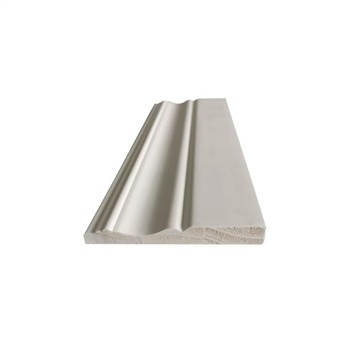 White Primed Pine Trim Crown Moulding Ceiling